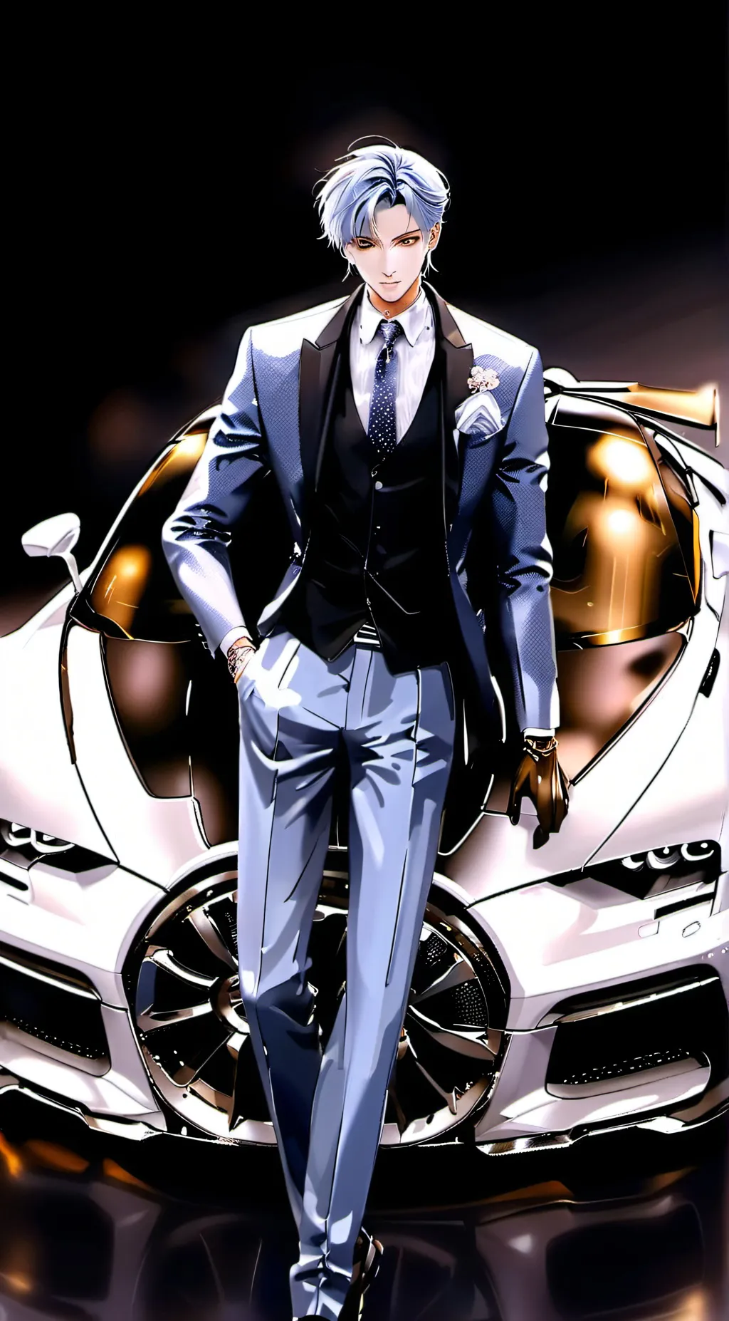 ai character: Leo background