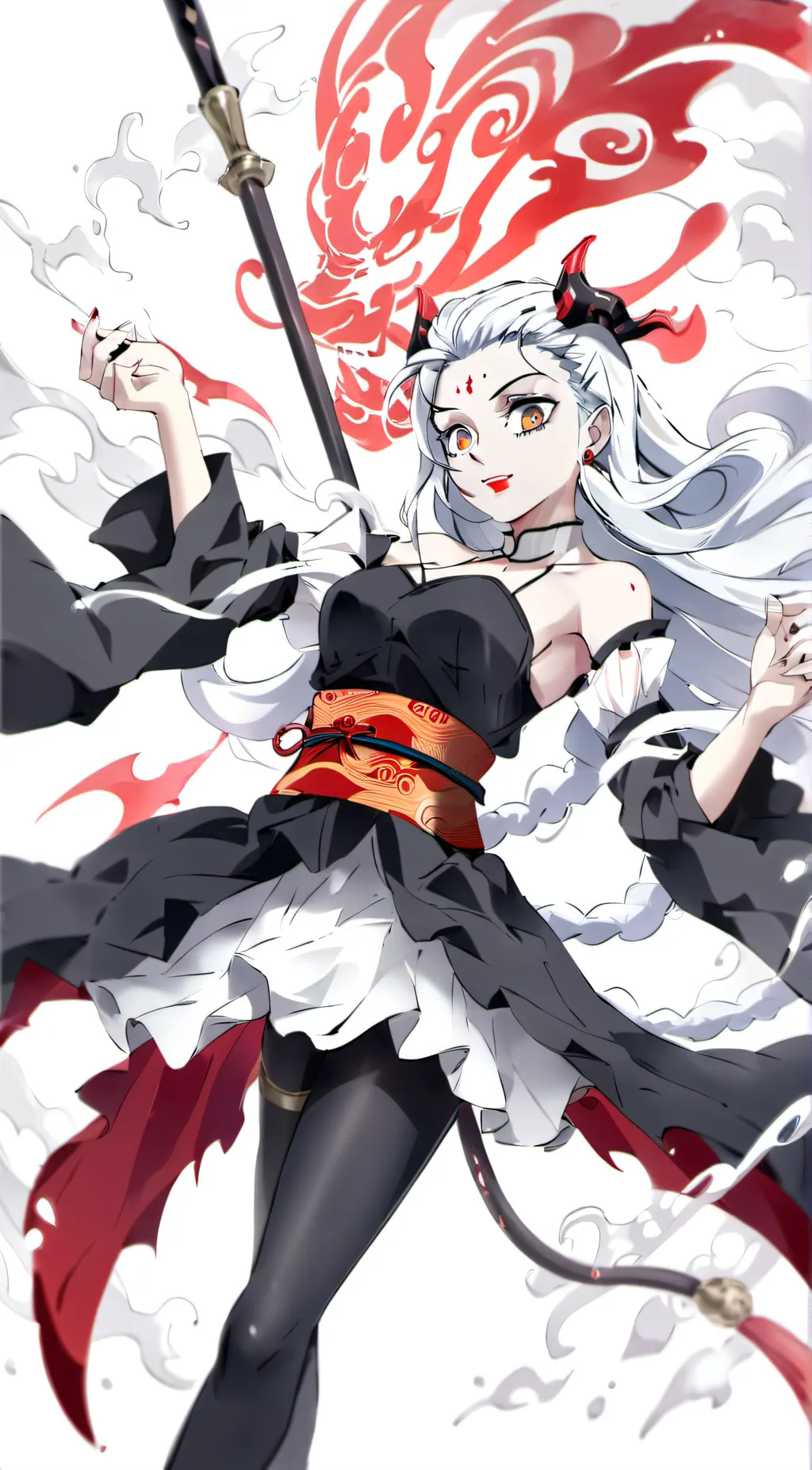 ai character: Daki background