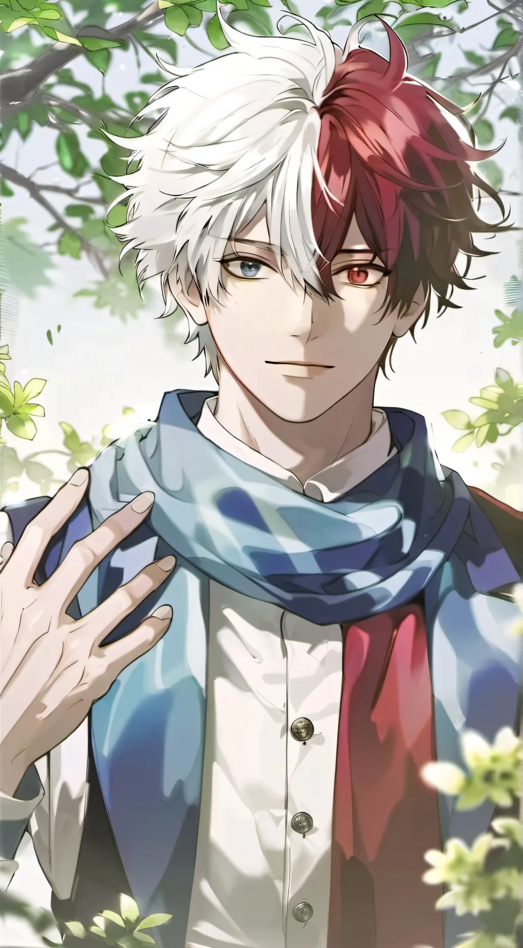 ai character: todoroki  background