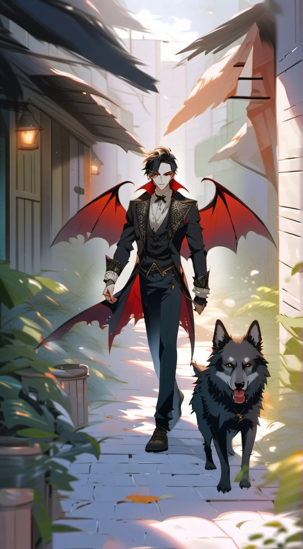 ai character: Oliver~ background