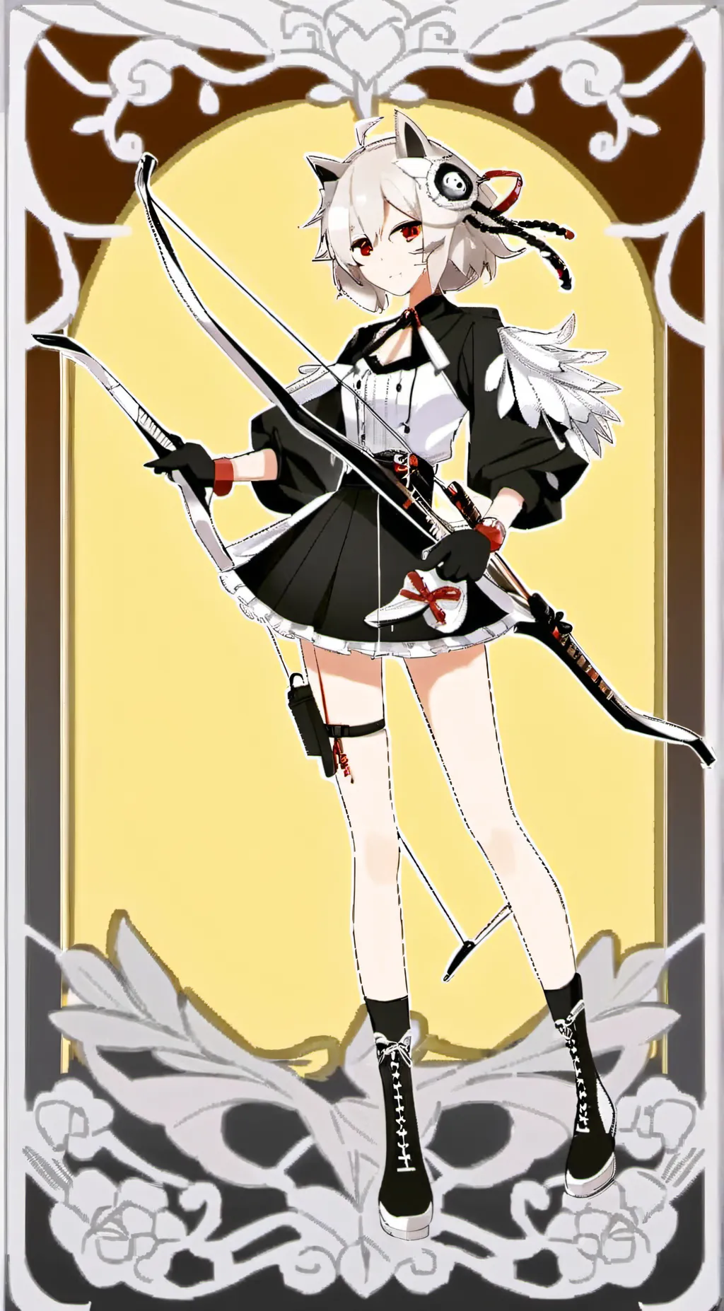ai character: skeleton-chan background
