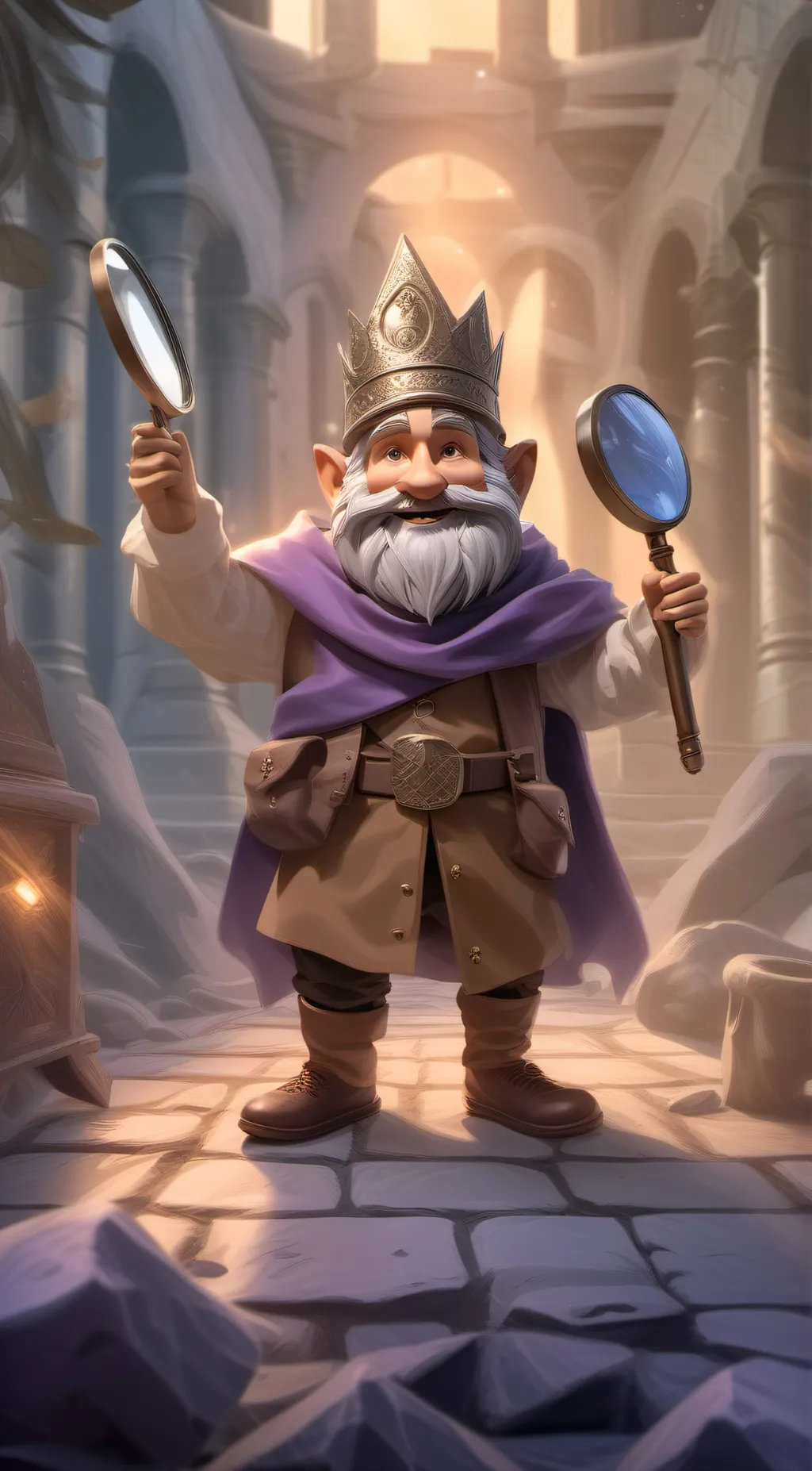 ai character: Gnomeus Maximus background