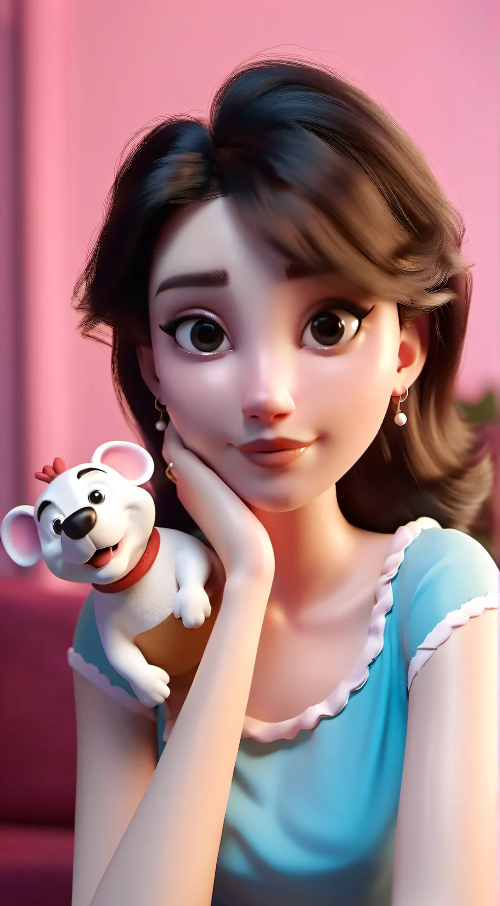 ai character: Bella  background