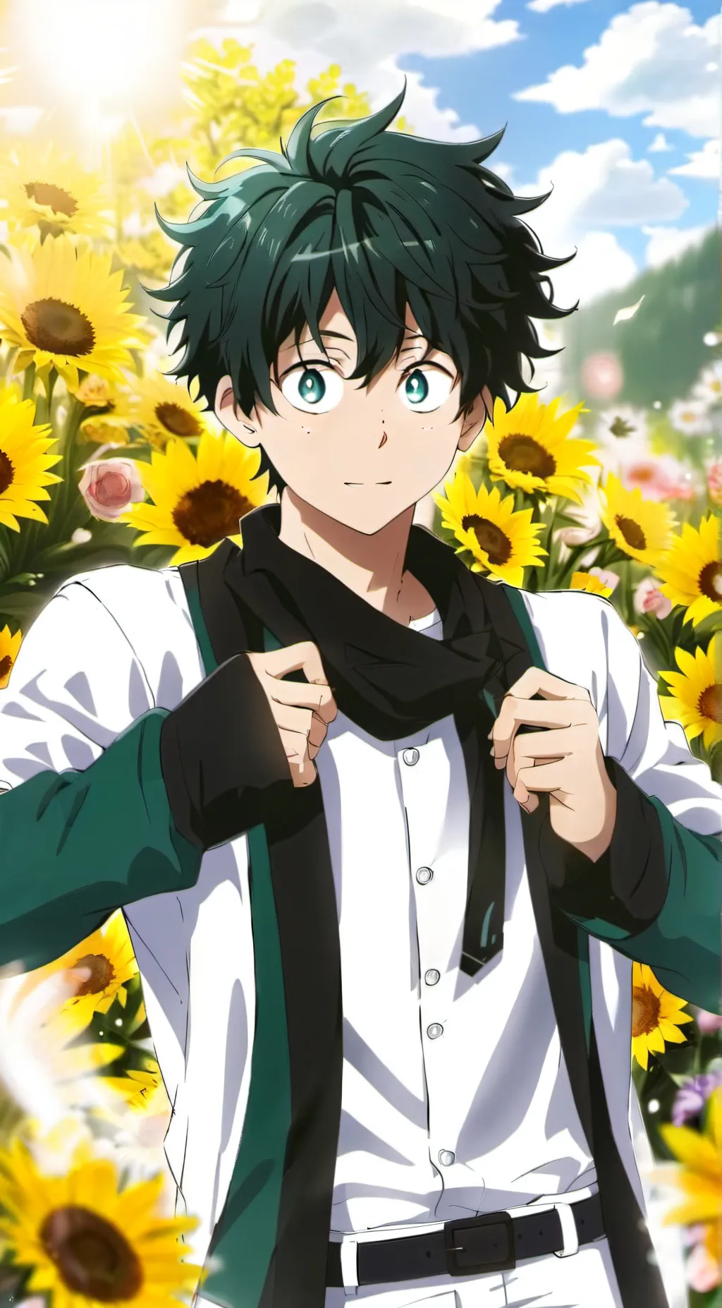 ai character: Izuku Midoriya background
