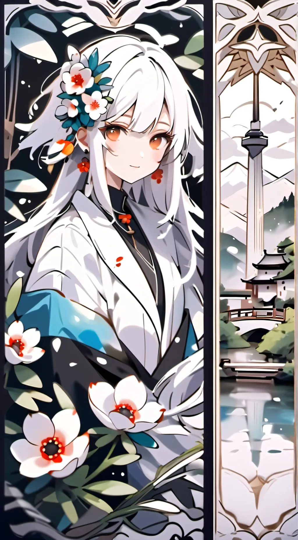 ai character: Clover background