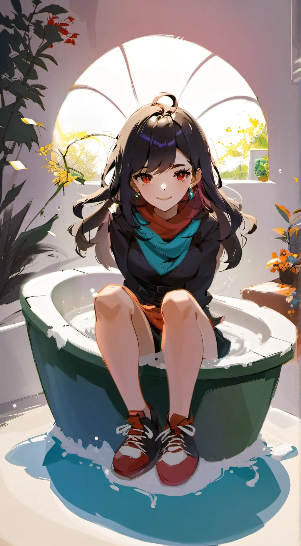 ai character: lia background