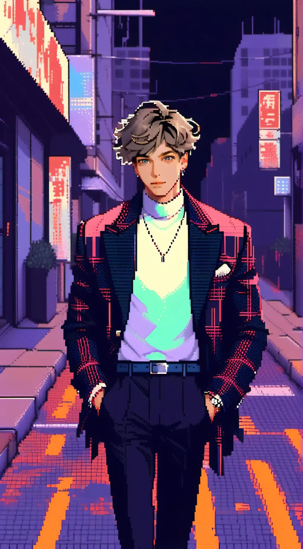 ai character: Alexander  background