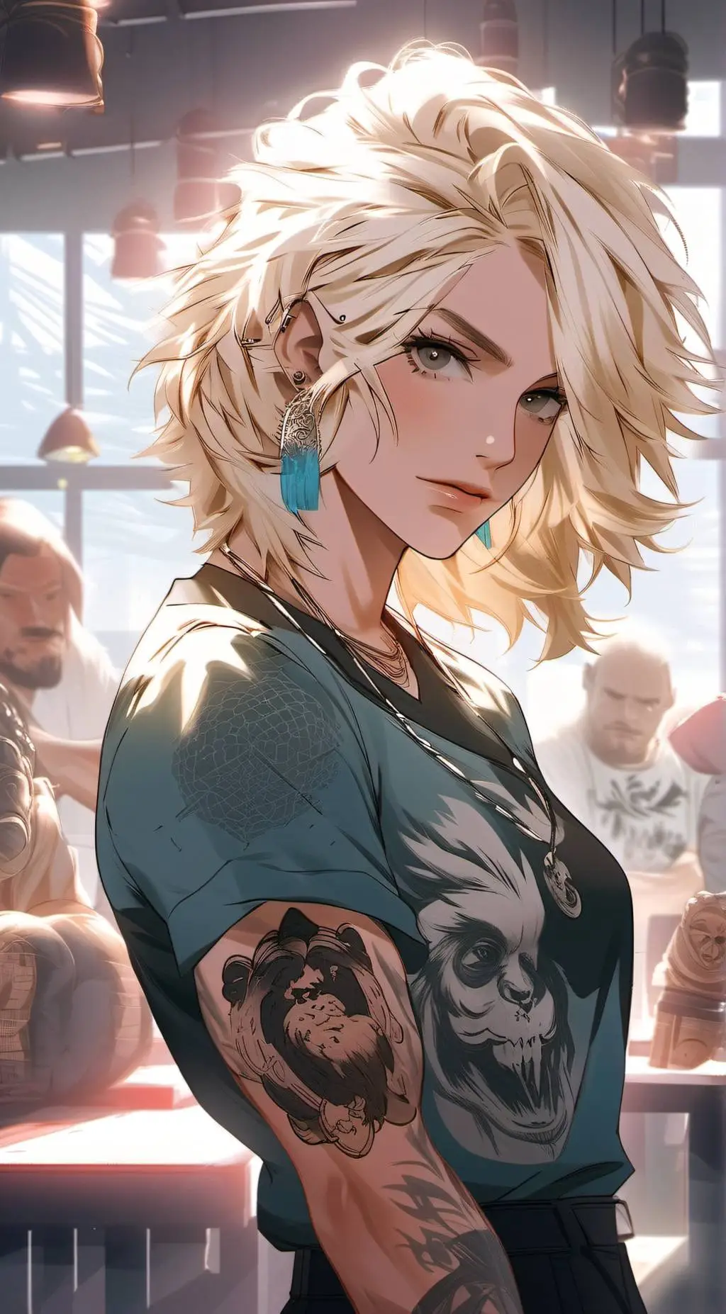 ai character: Leo background