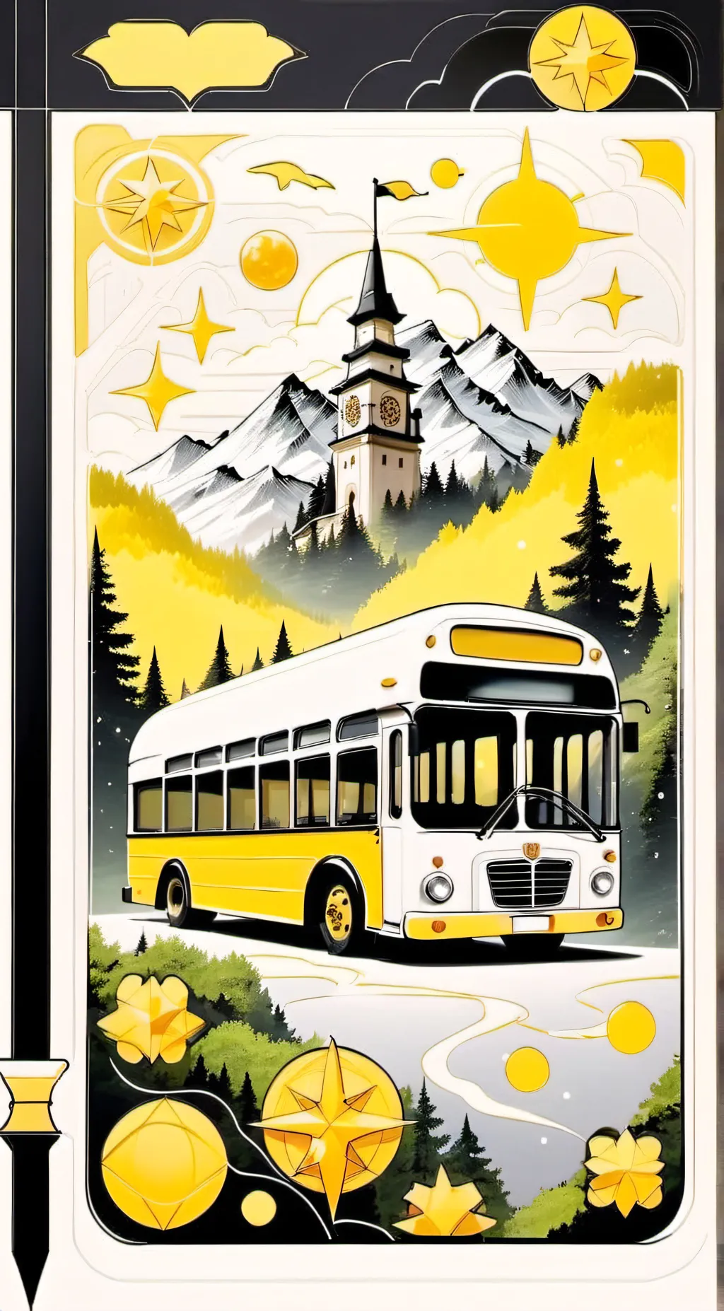 ai character: Magic school bus background