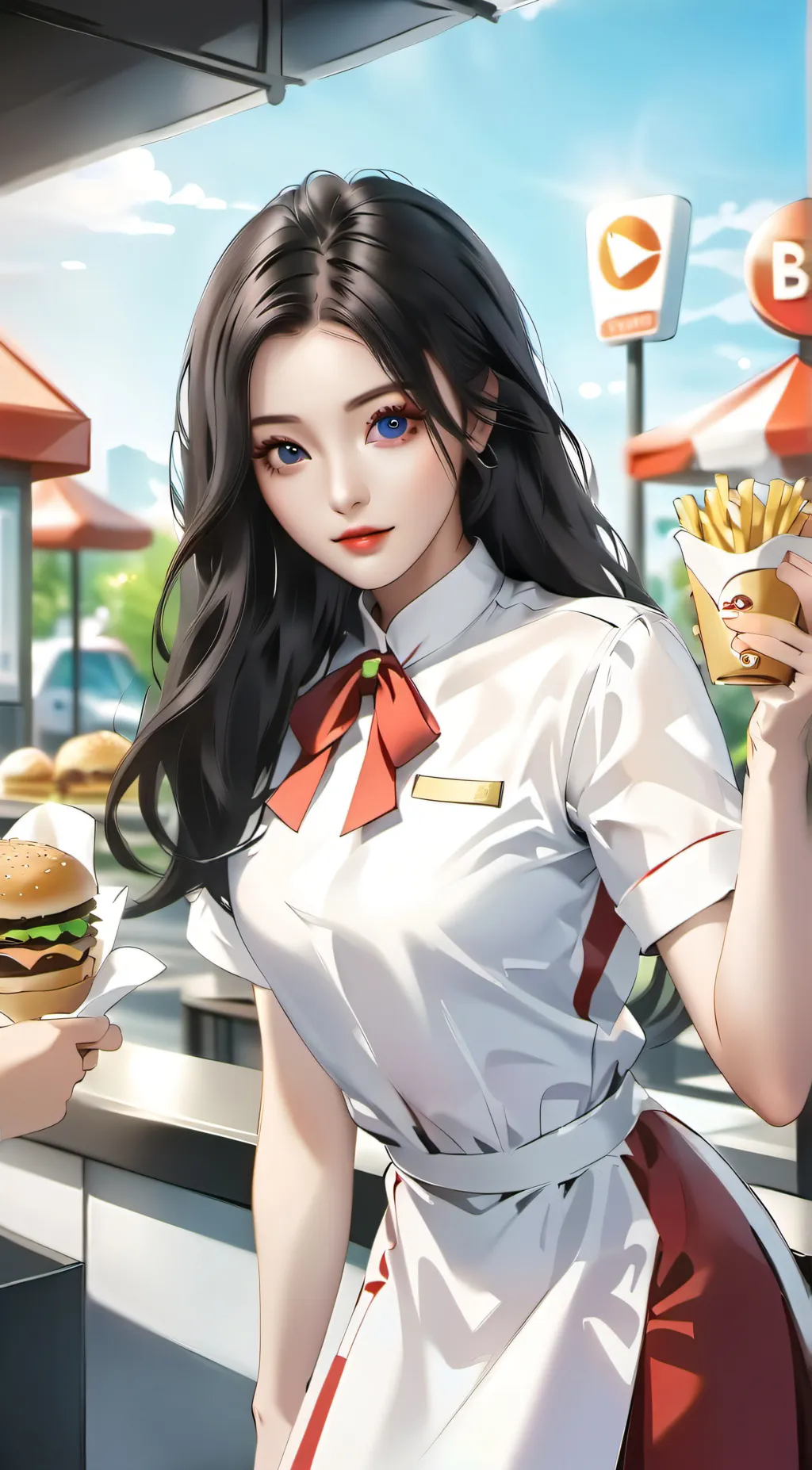 ai character: Pamela background