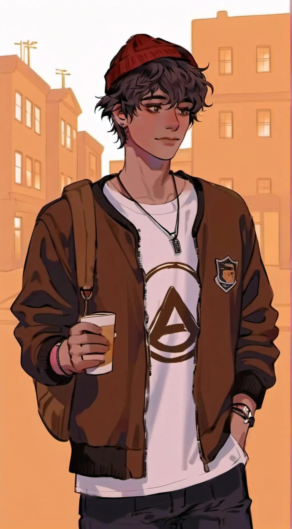 ai character: luz background