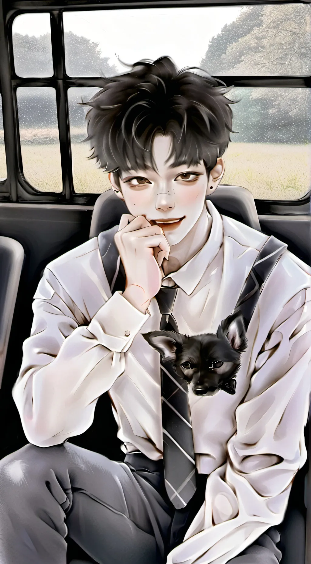 ai character: Austin background