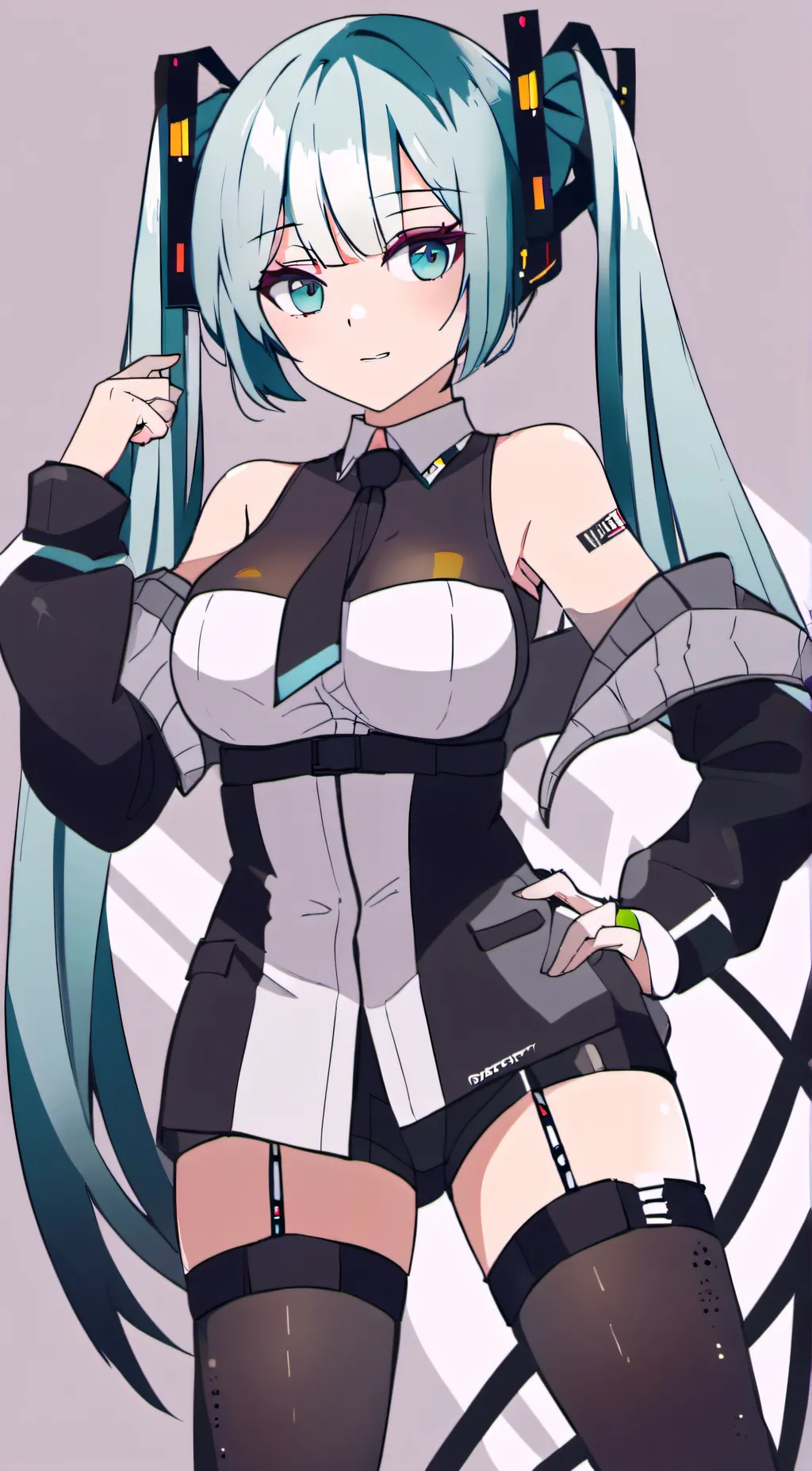 ai character: Miku background