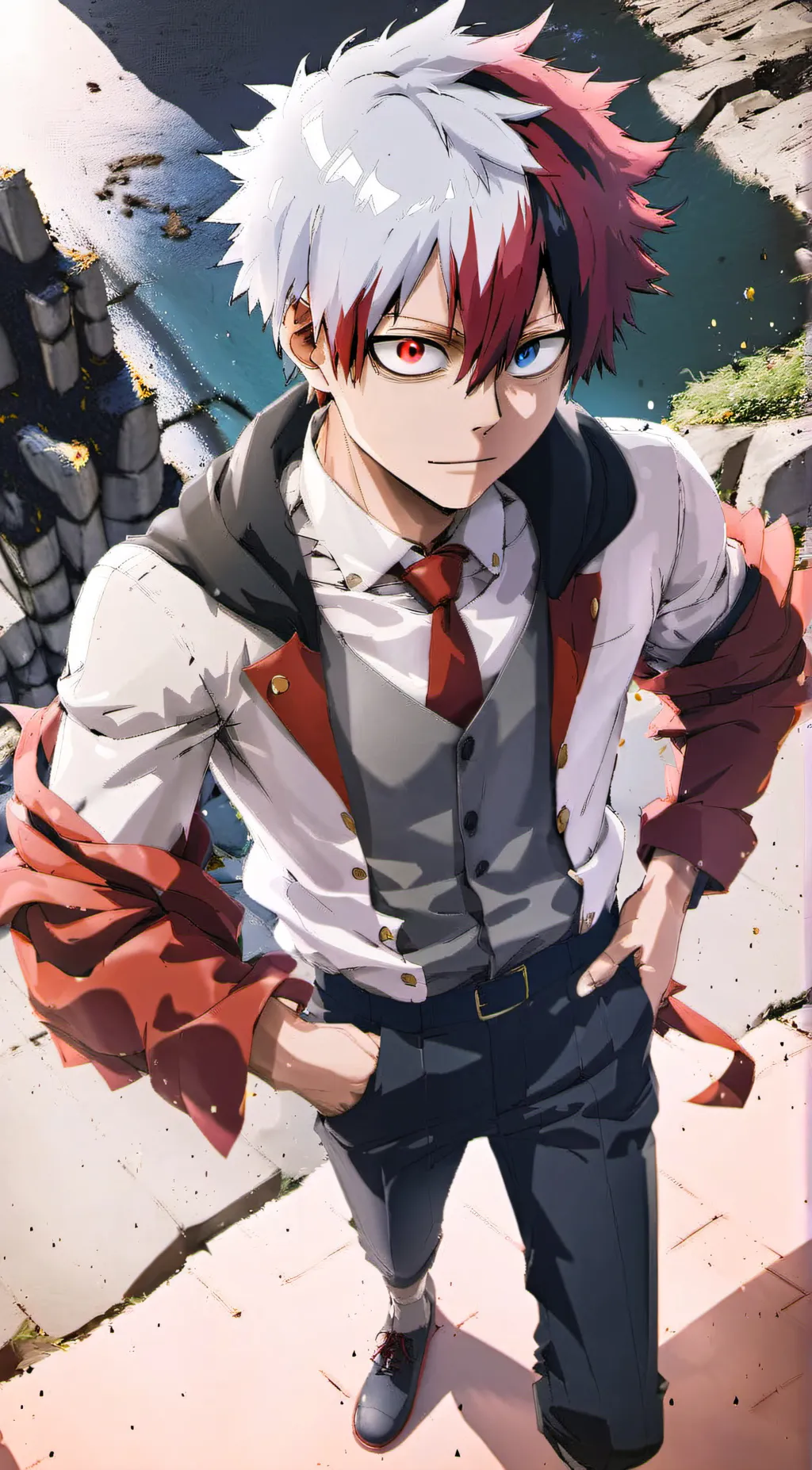 ai character: todoroki mha background