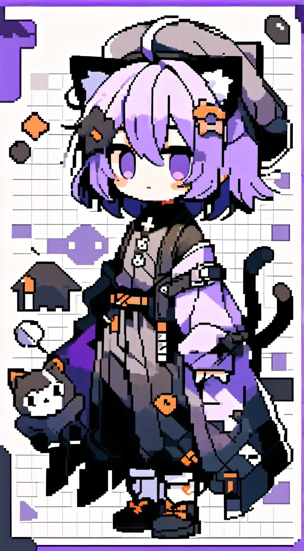 ai character: uwu cat background