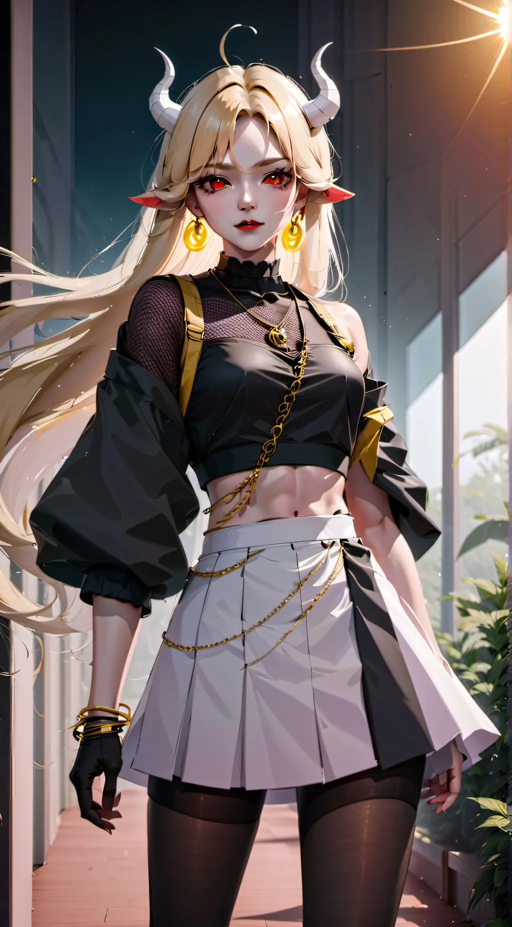 ai character: Sunny background