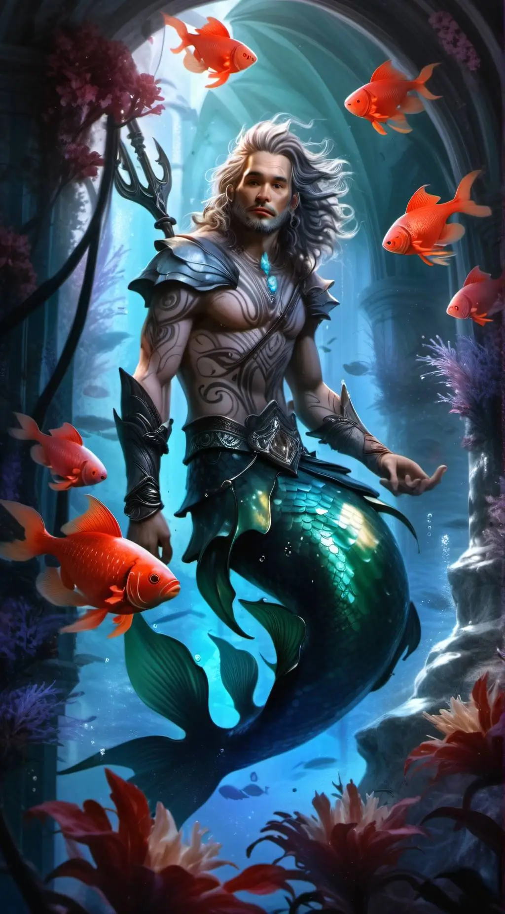ai character: Merman Aalton background