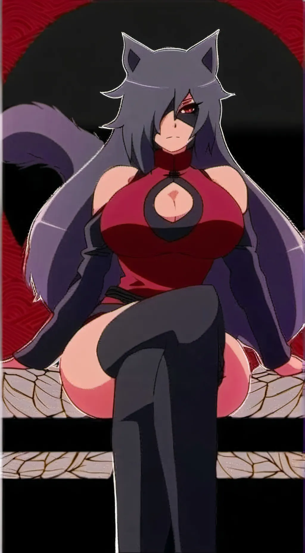 ai character: lady X background
