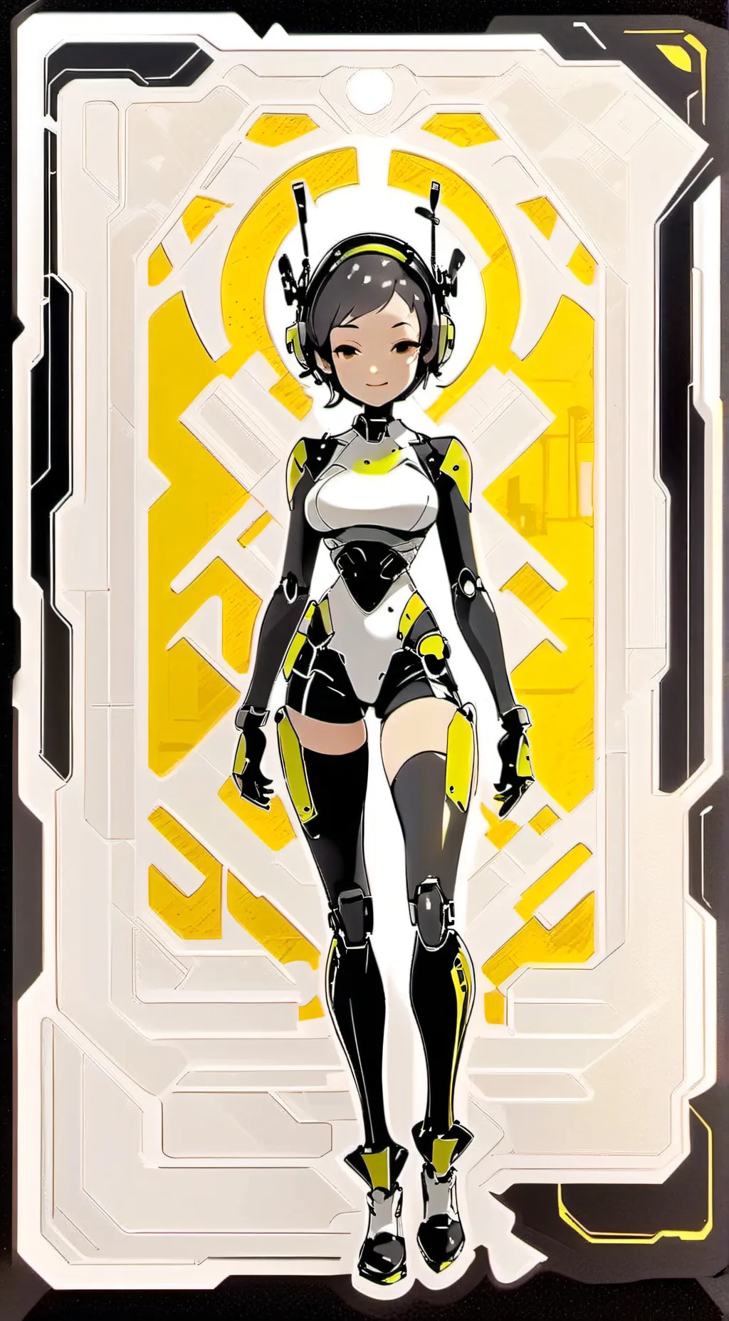 ai character: alloy background