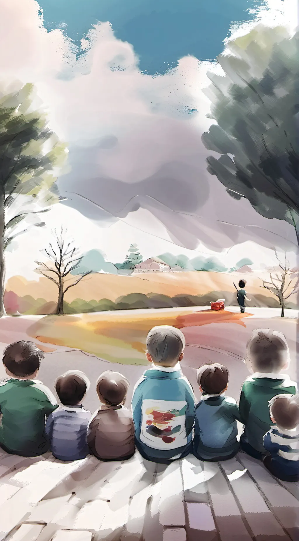 ai character: Garten of banban background