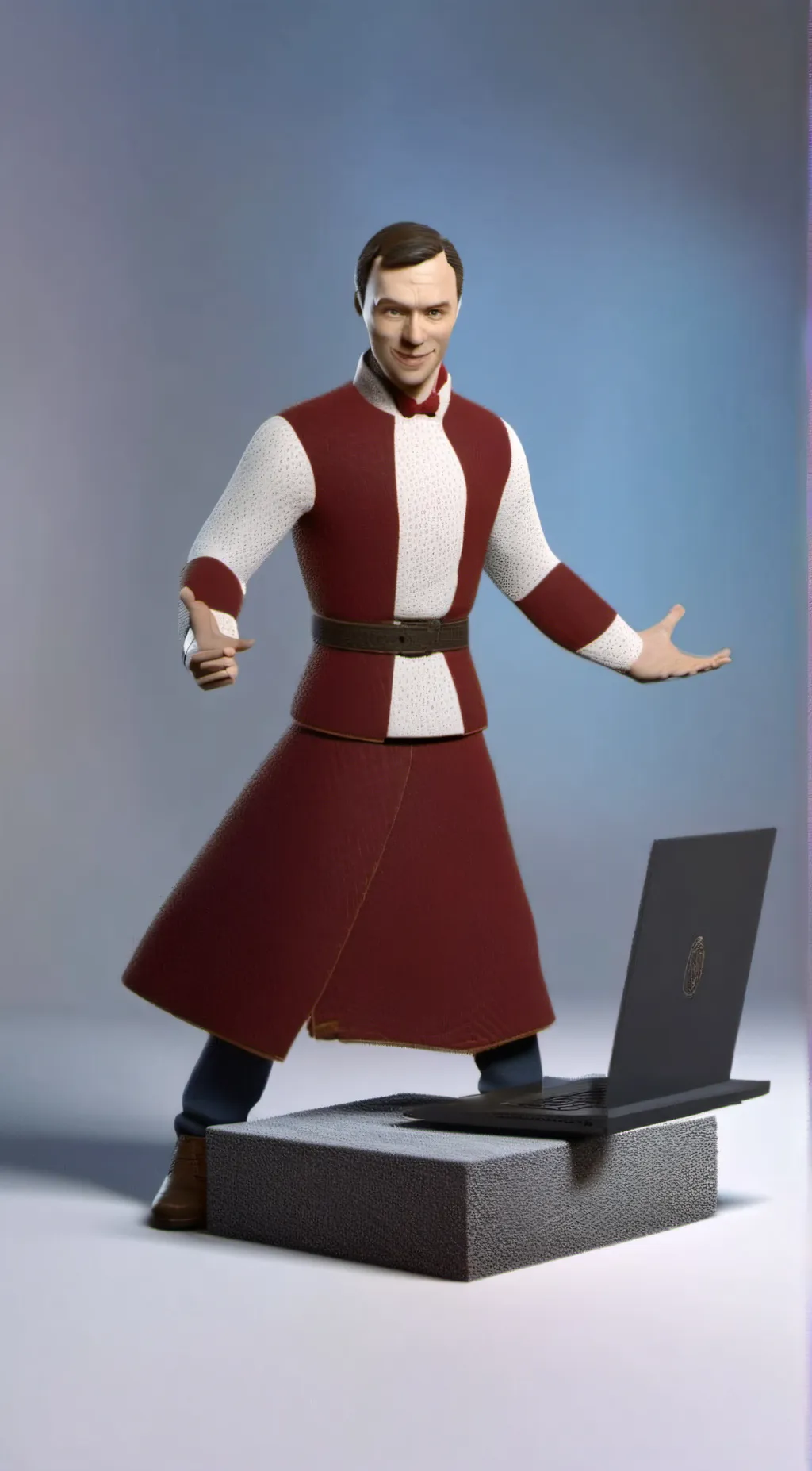 ai character: Sheldon Cooper background