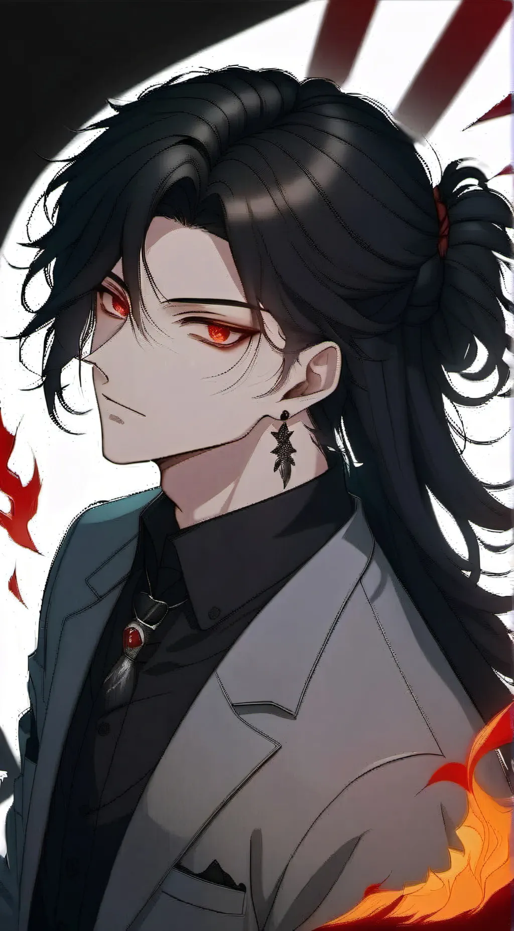ai character: Axel  background