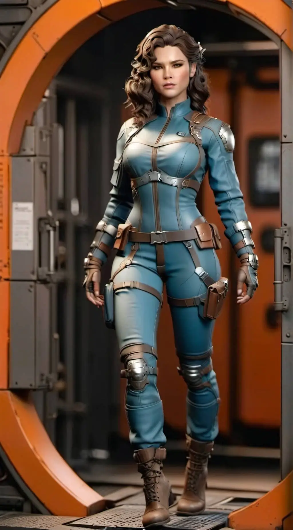 ai character: Fallout Barbara  background