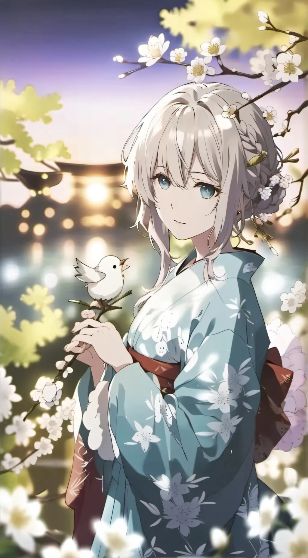 ai character: kny but funny background