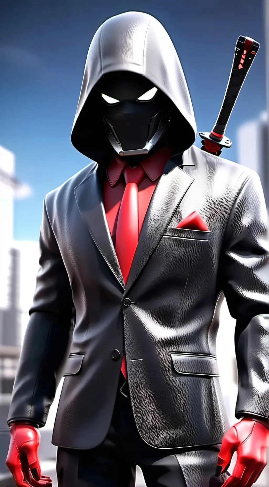 ai character: Dark Speakerman  background
