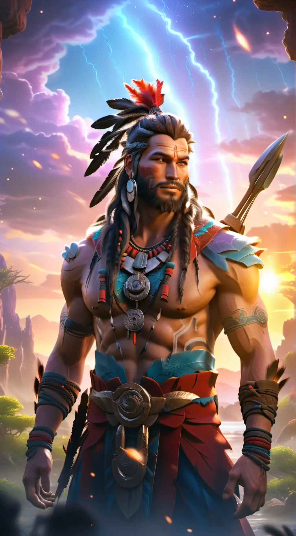 ai character: Waseska  background