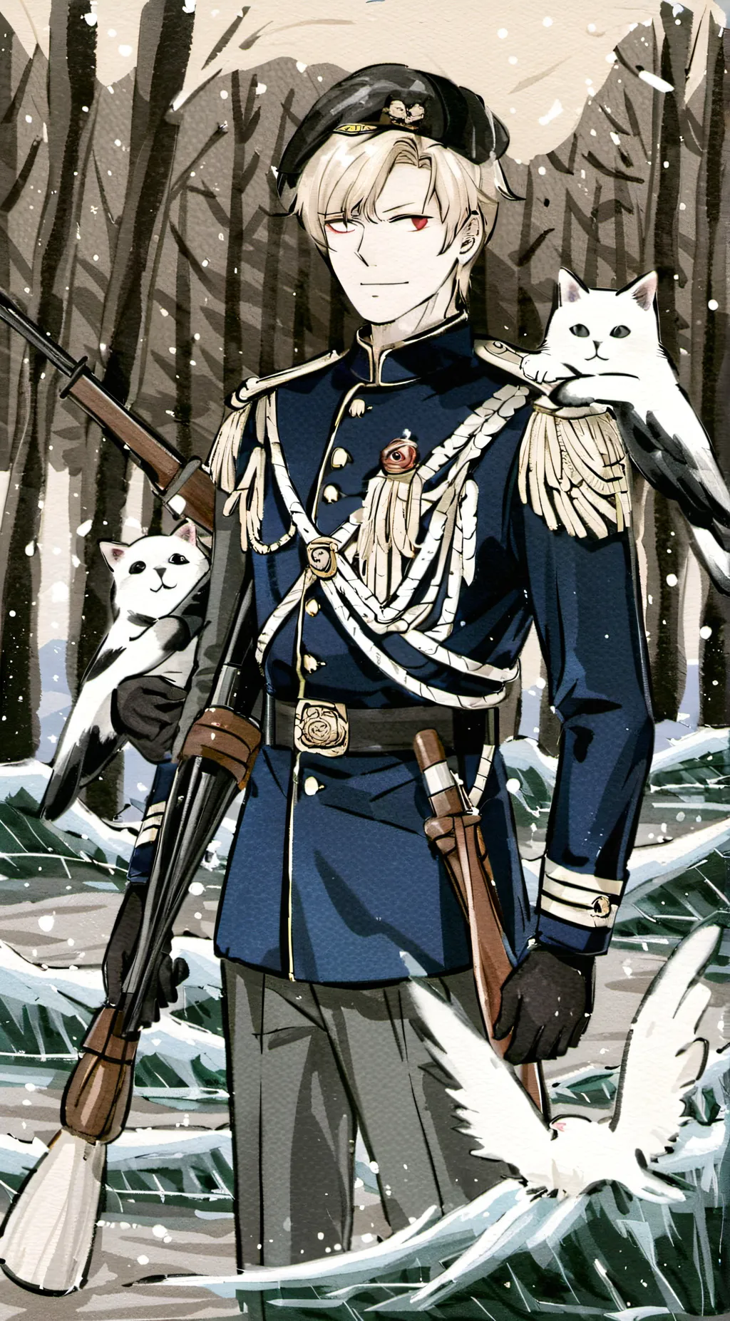 ai character: Anti Emoji Cat background