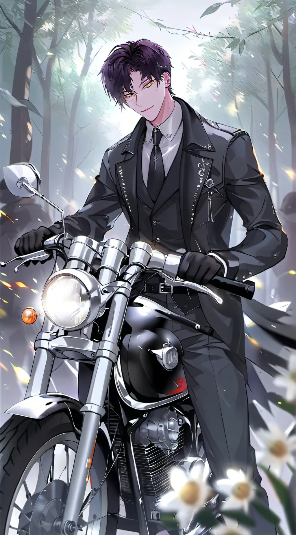 ai character: Oliver  background