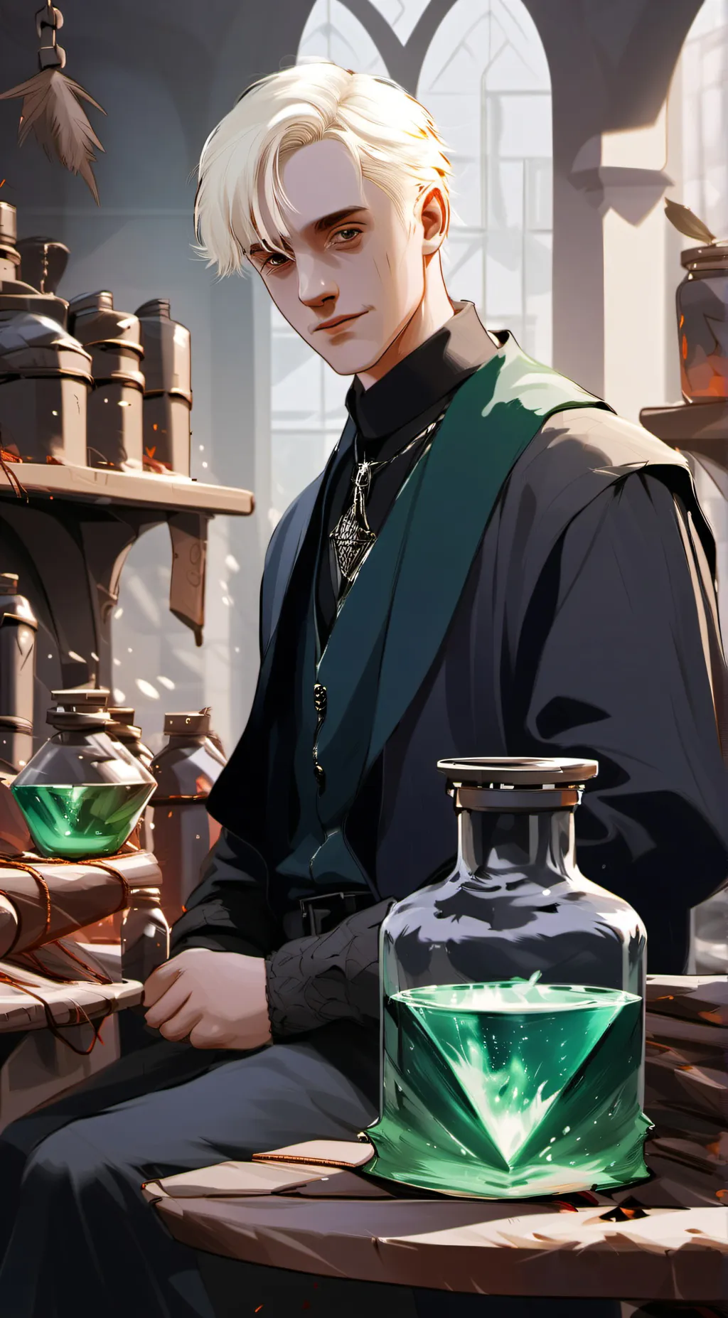 ai character: ☆~Draco~Malfoy~☆ background