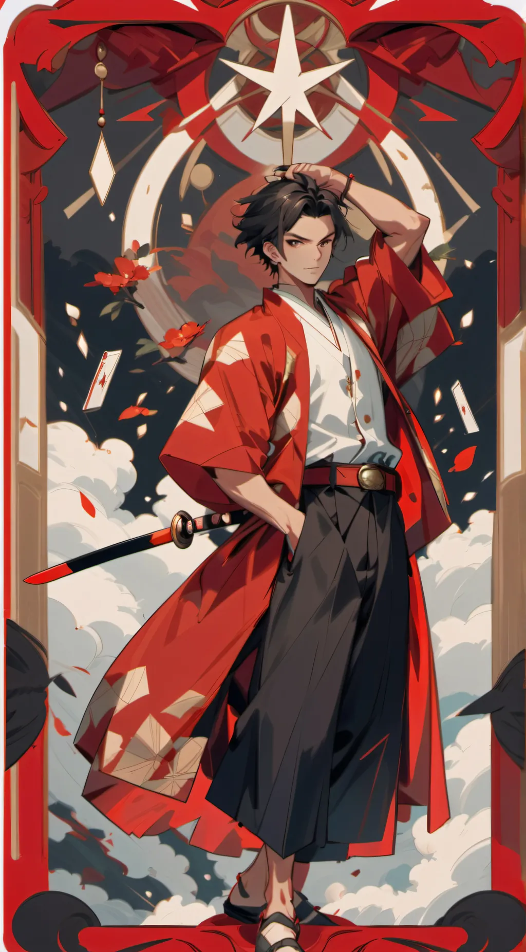 ai character: Jujitsu boys  background