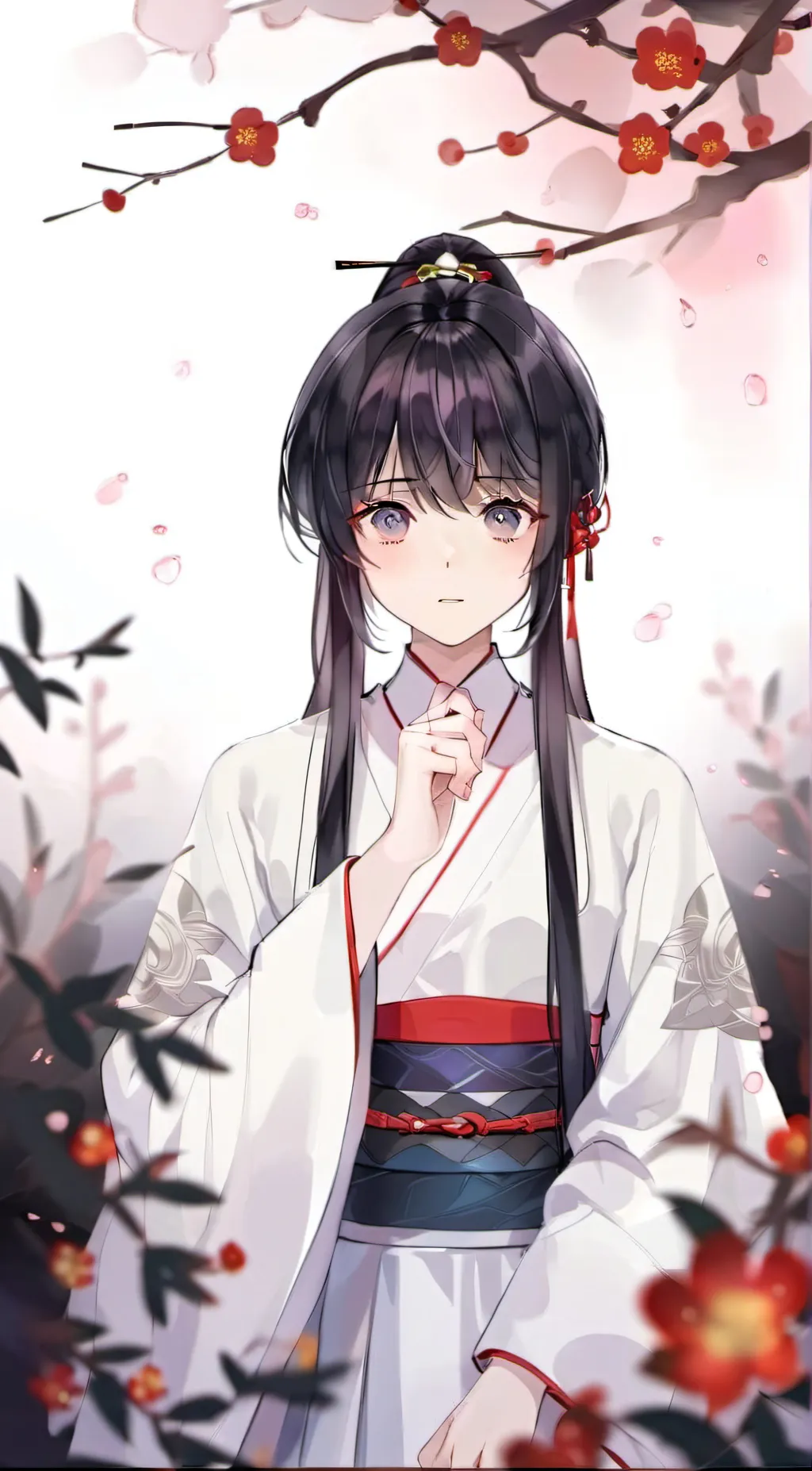 ai character: kanao and tanjjro  background