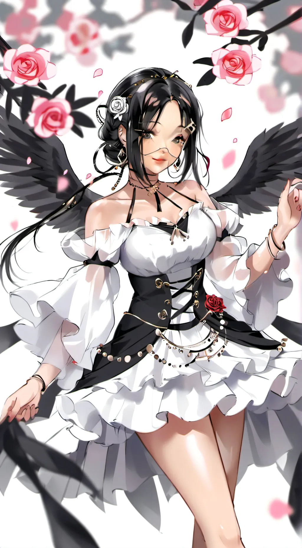 ai character: the girl background