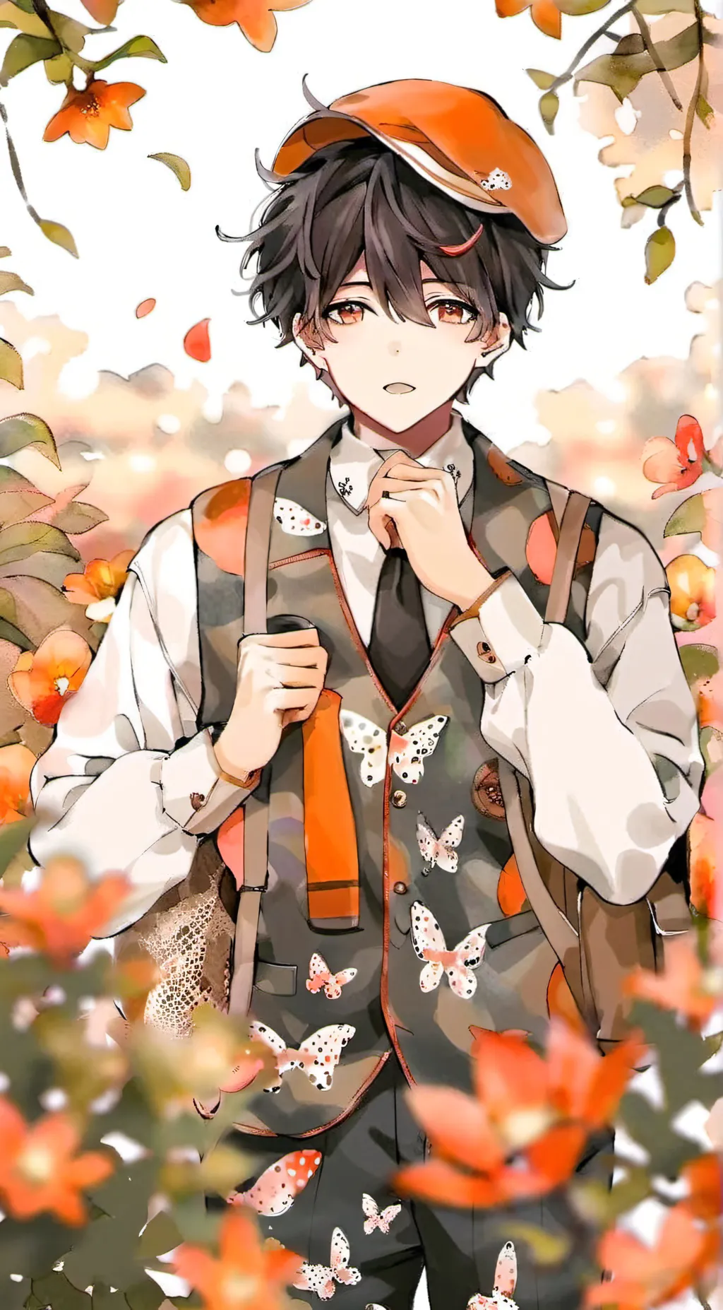 ai character: Oliver  background