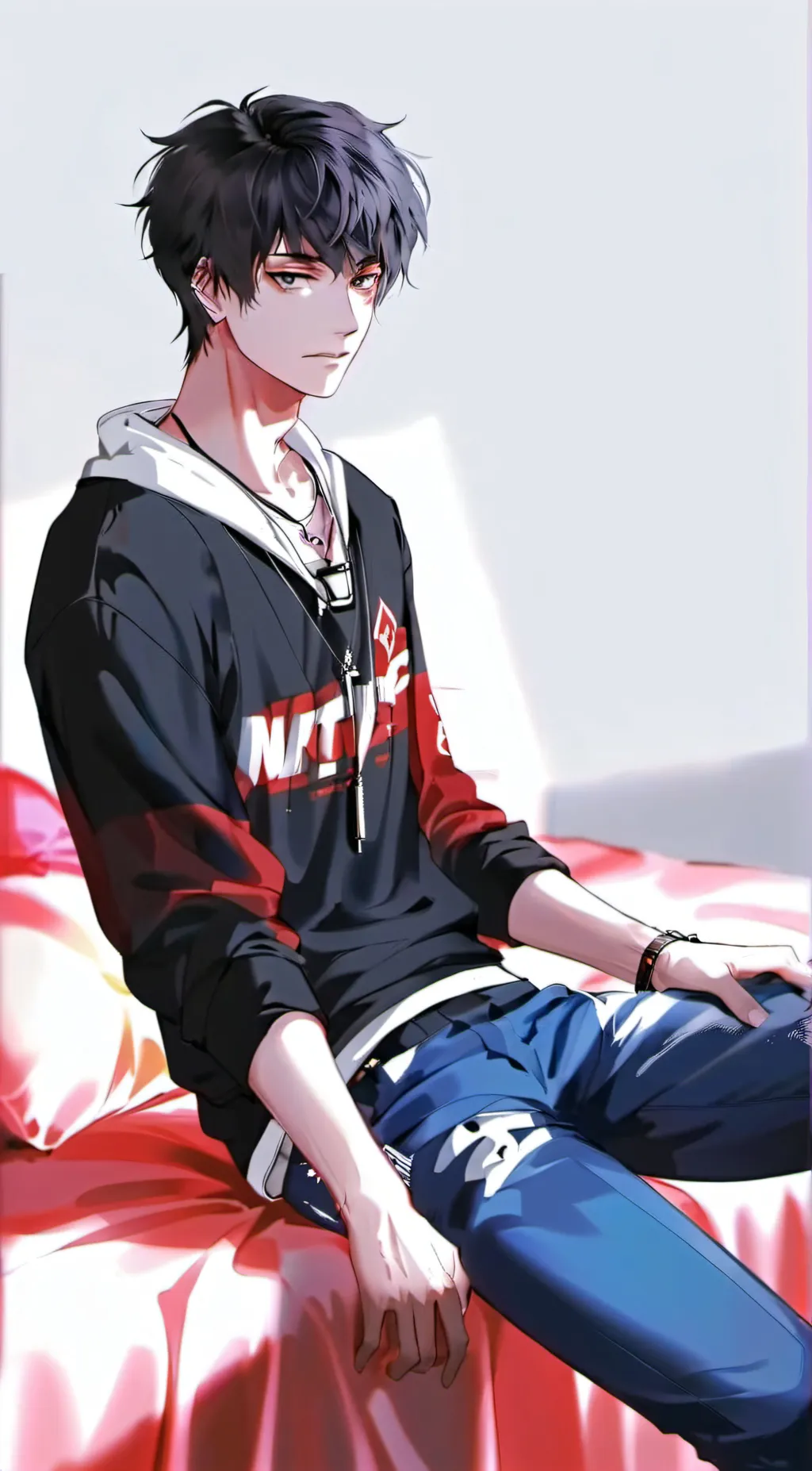 ai character: Lucas  background