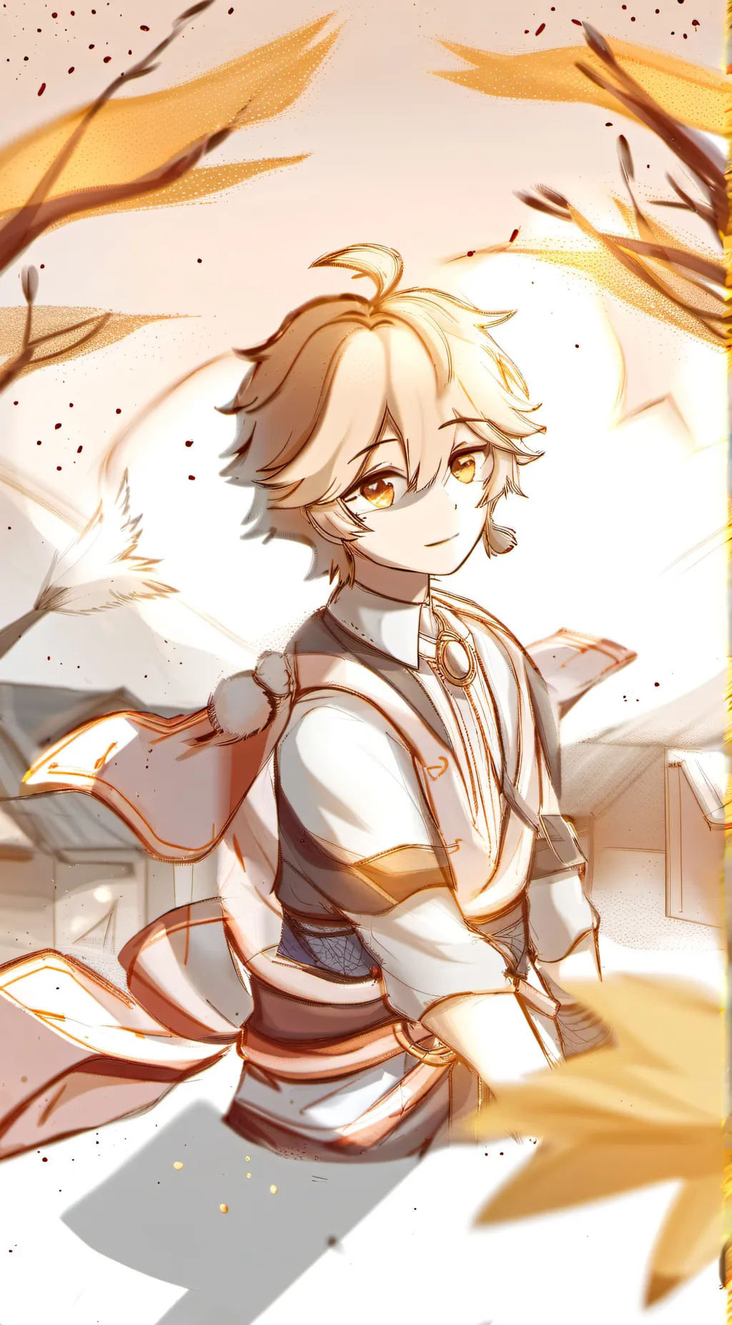 ai character: ☆🌼Aether🌼☆ background