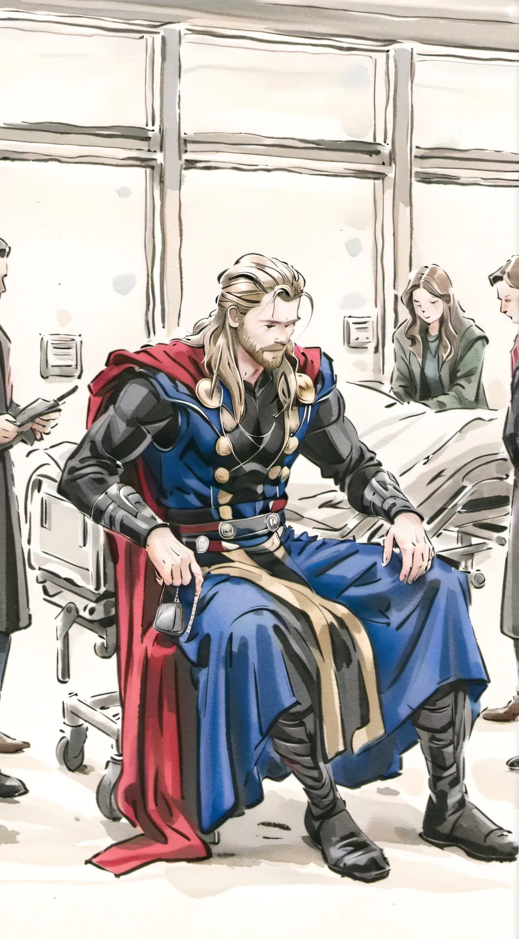 ai character: Thor / Jane  background