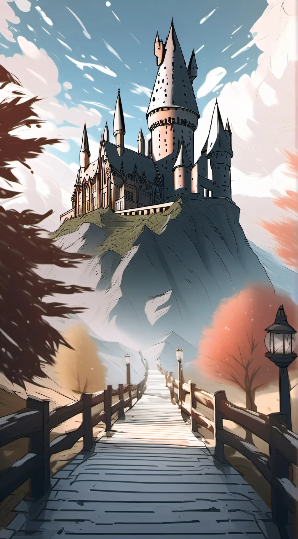 ai character: Hogwarts background