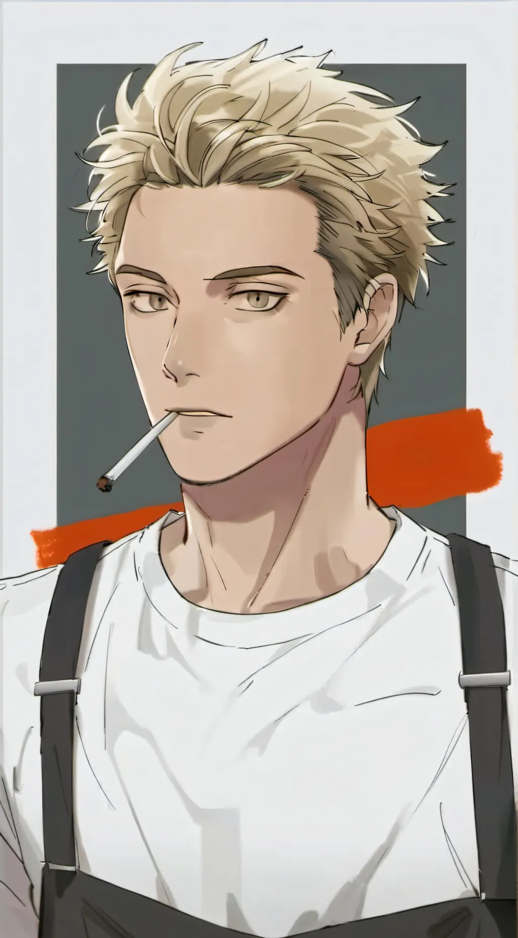 ai character: Keishin Ukai background