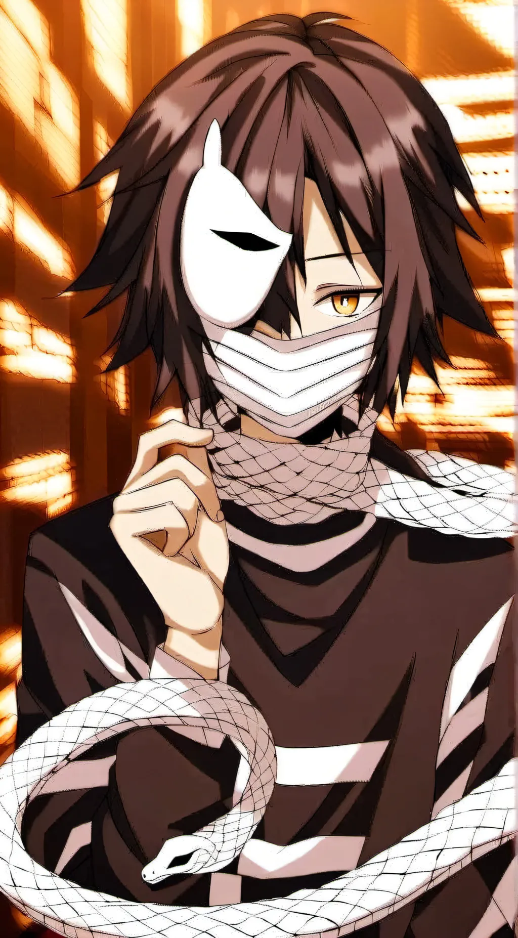 ai character: obanai iguro background