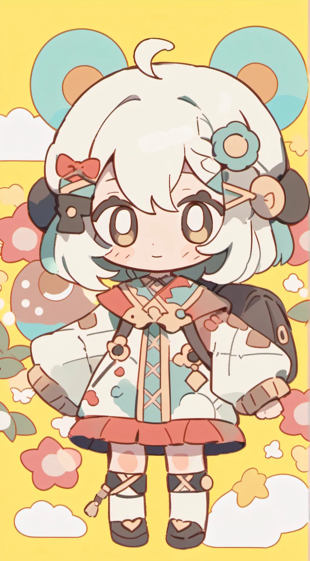 ai character: Sapphire background