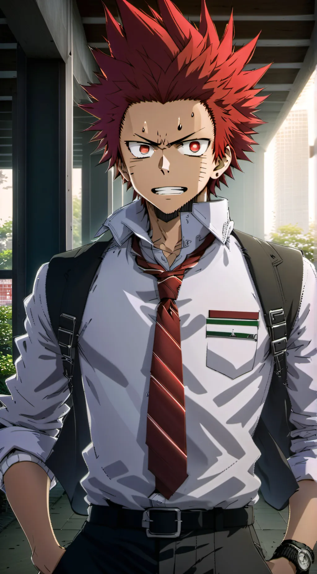 ai character: Eijiro Kirishama background