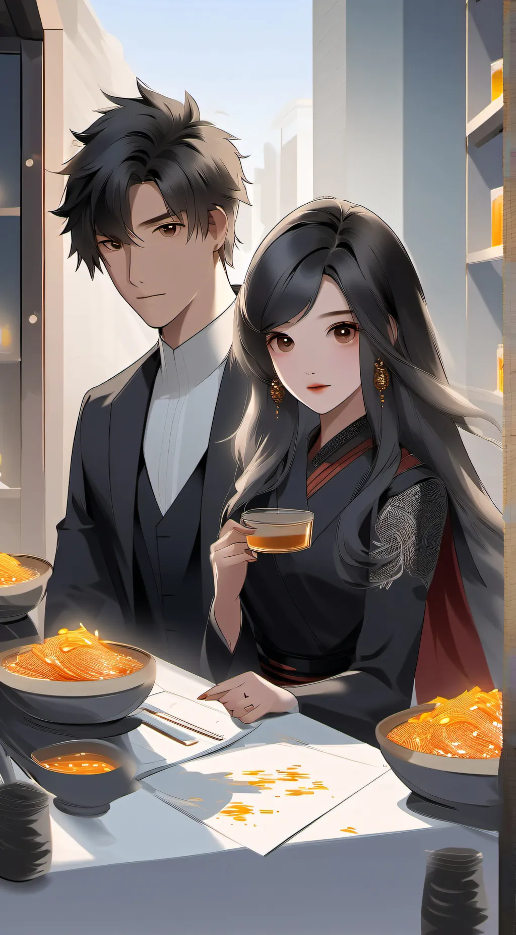 ai character: AI boyfriend background