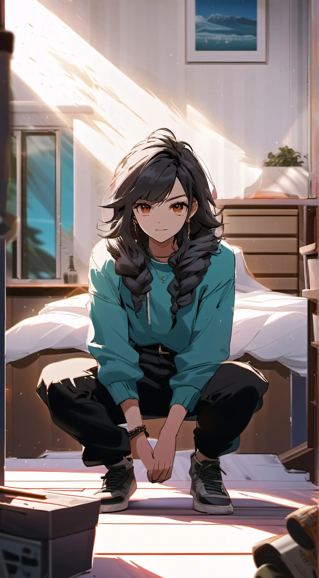 ai character: Julia  background