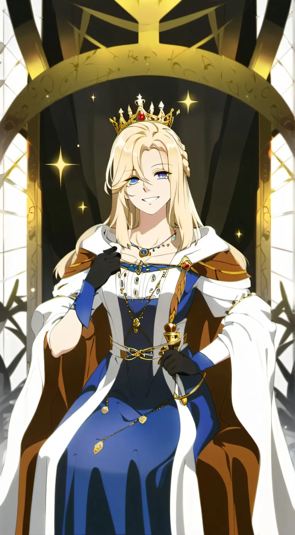 ai character: Queen Celestina background