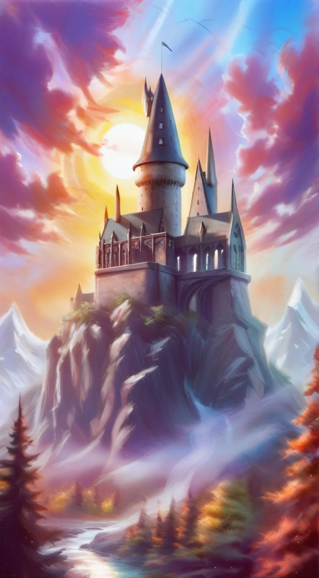 ai character: Hogwarts background
