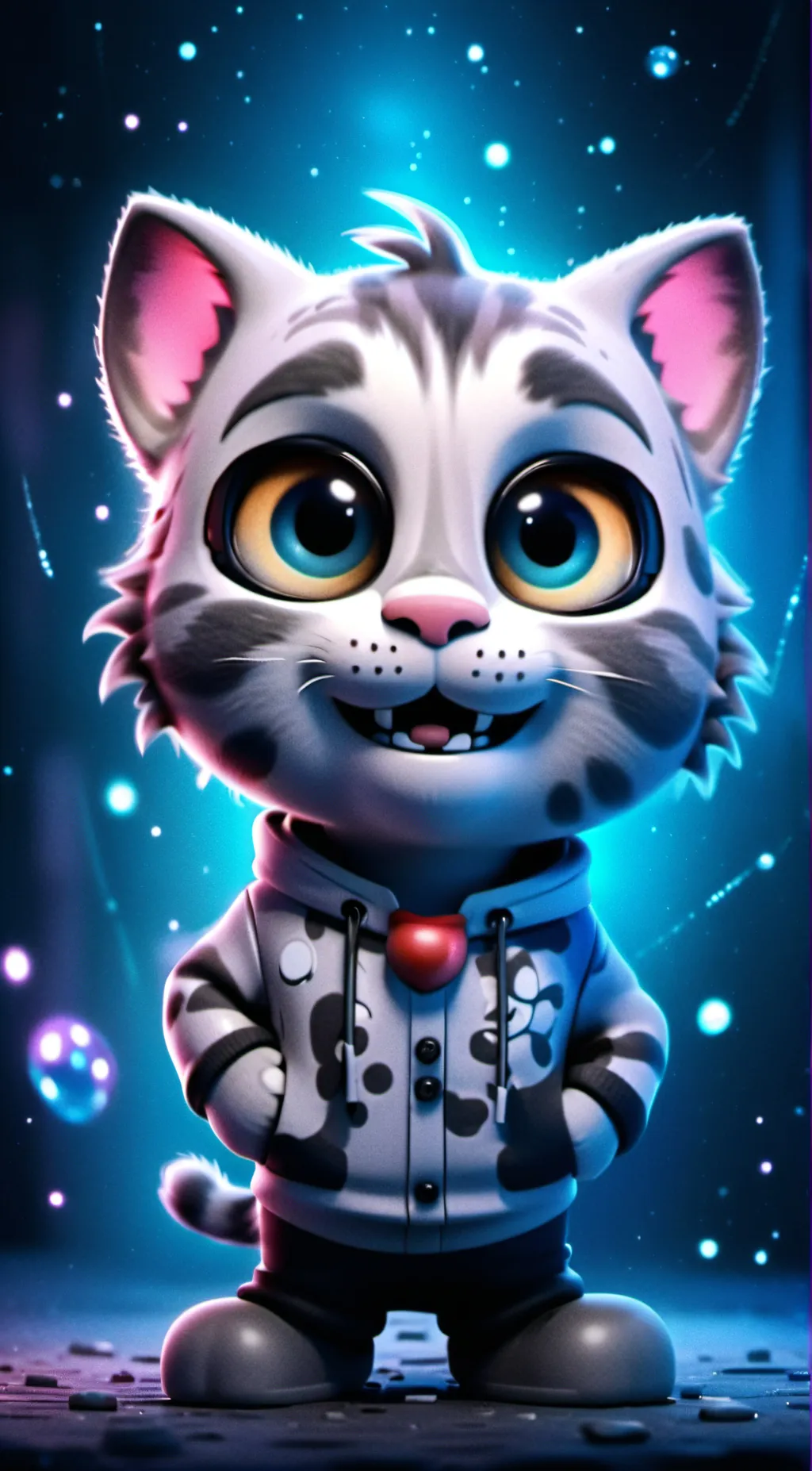 ai character: Talking, Tom background